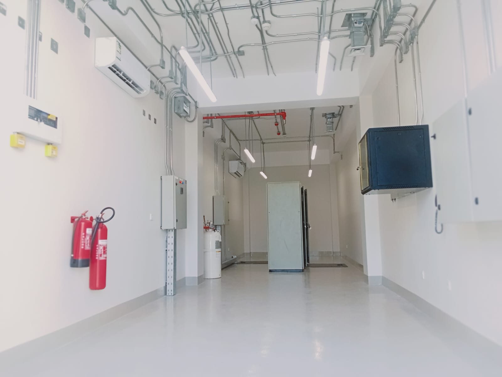 Electrical works: power, fire alarm, CCTV, access control, IP telephone, IP TV